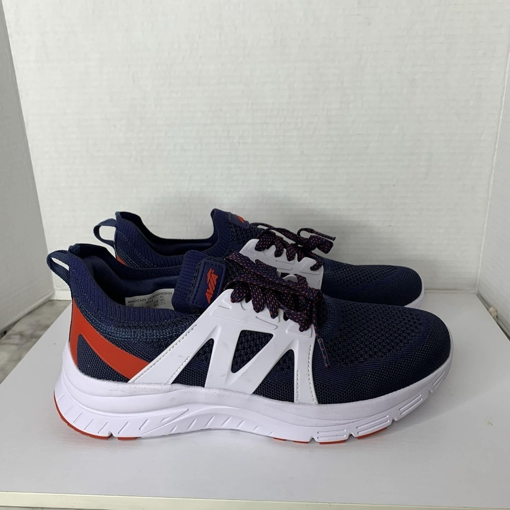 Avia QuickFlash Men's 11 Running Shoes Red White Blue Lightweight NWT
